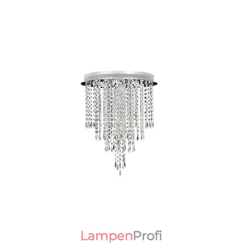 Moderne zeitgenössische Kristall Chrom Kristall Flush Mount Kinder