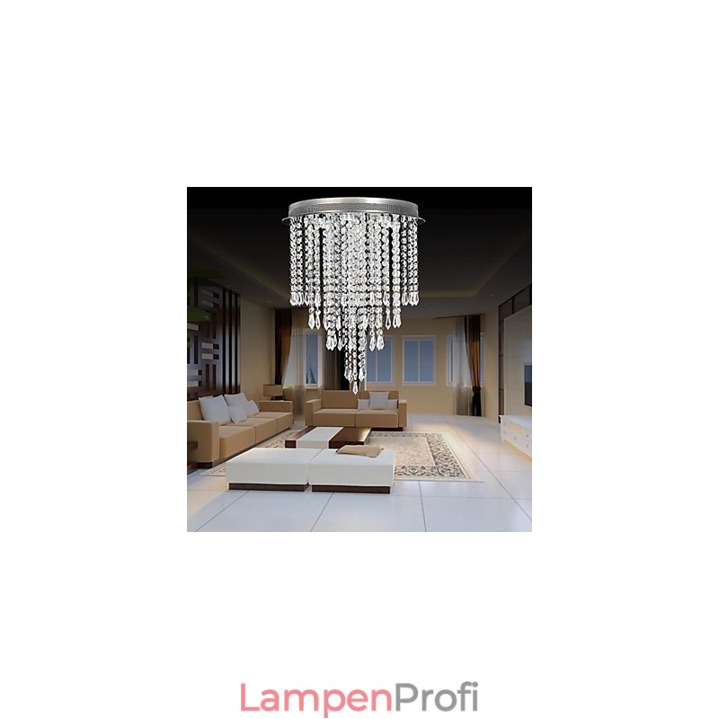 Moderne zeitgenössische Kristall Chrom Kristall Flush Mount Kinder