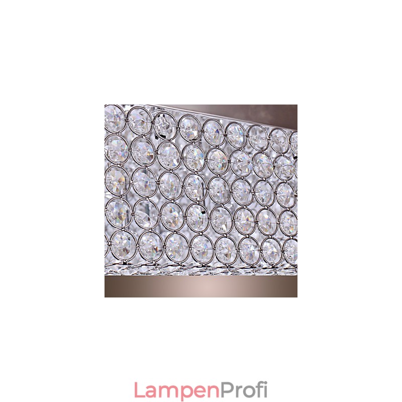 Deckenleuchte mit Kristallperlen und 45 Farben