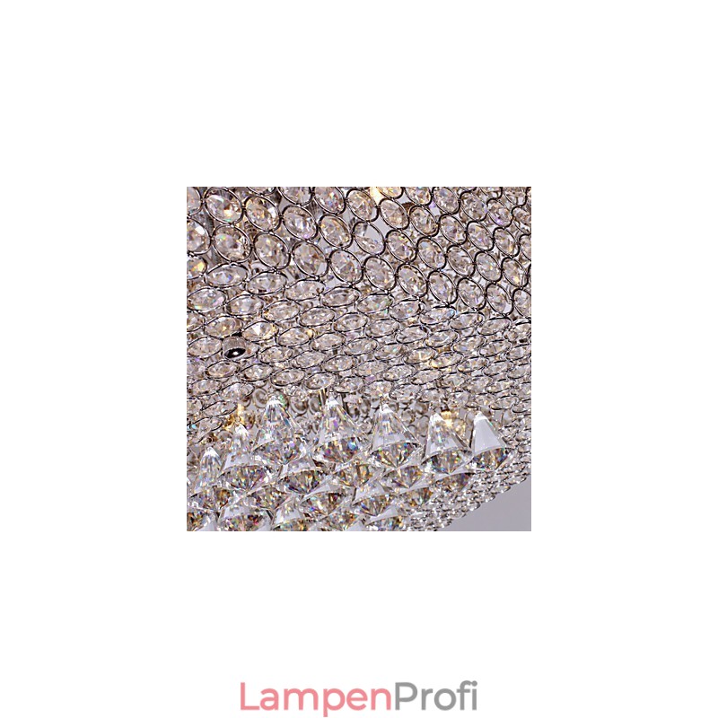 Deckenleuchte mit Kristallperlen und 45 Farben