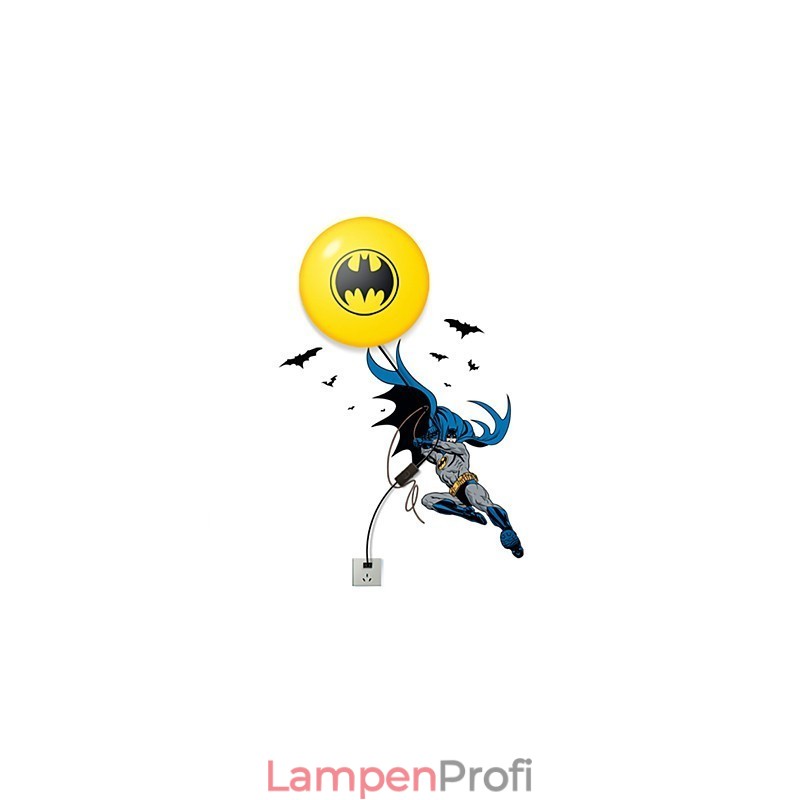 Kreative Mode Batman Wallpaper Diy Wand Stick kleine Nacht Lampe Wand Lampe Lichter