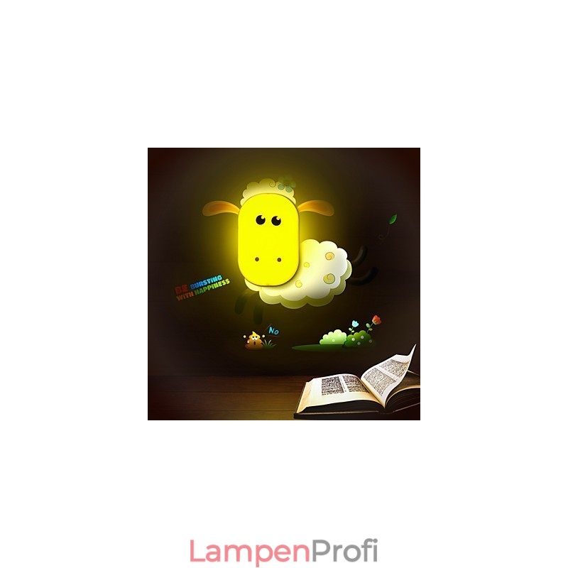 9 * 6 * Spaß beim Spielen mit kreativem Geist Intelligente Lichtsteuerung Kleines Nachtlicht Kinder Wandlampen