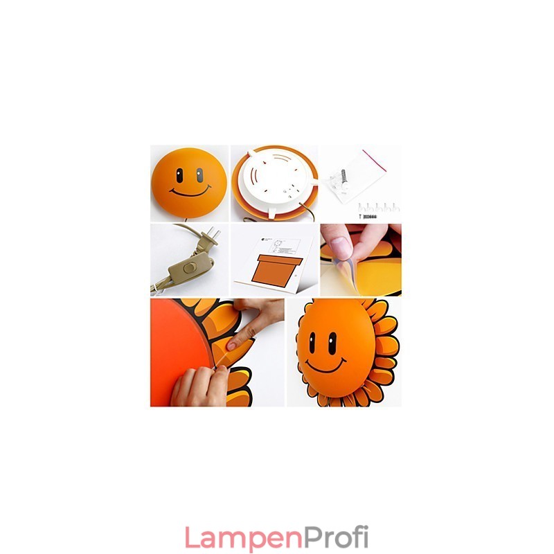 Wandleuchten Moderne Zeitgenössische Kreative 3 D Wand Papier Wand Lampe Licht