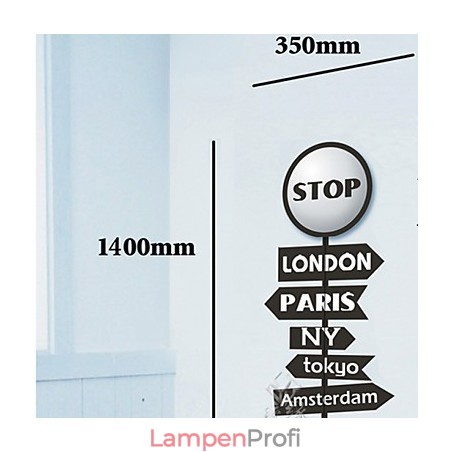 Stop Letter Hochtemperaturbeständiges Kunststofflicht und kreative 3D-Tapeten-Wandleuchte Stop Letter Hochtemperaturbeständiges Kunststofflicht und kreative 3D-Tapeten-Wandleuchte