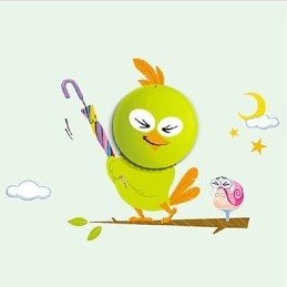 Lichtbetriebene Vogel-Wandleuchten-Glühbirne Zeitgenössische kreative 3 D-Tapeten-Wand-Lampen-Licht
