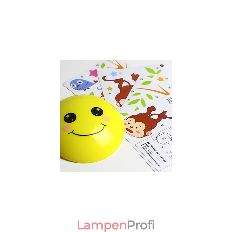 Wandaufkleber Affen Licht aktiviert intelligente Induktion smetope Schmuck Wandlampe