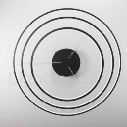 Dimmbare Pendelleuchte mit Fernbedienung Modernes Design Drei Ringe