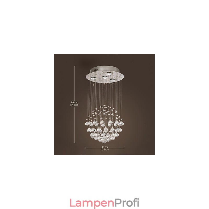 Kronleuchter Luxus Modern Kristall 4 Lichter