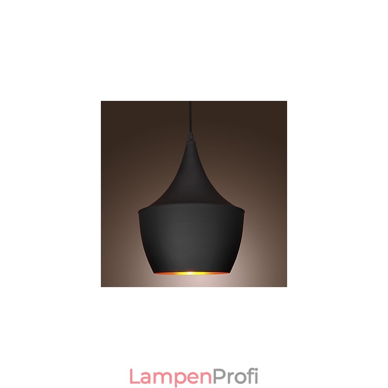 Pendelleuchte Retro Vintage Tom Dixon Design Schwarz