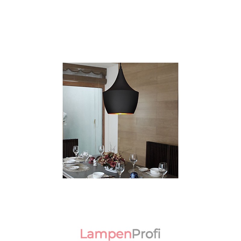 Pendelleuchte Retro Vintage Tom Dixon Design Schwarz