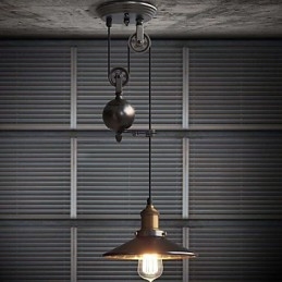 Pendelleuchten Rustikale Lodge Vintage Retro Country Garage Metall