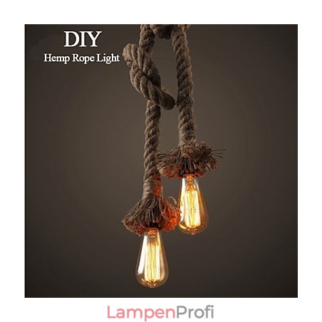 1 Licht DIY Kunst Hanfseil Licht Kreativer Hanfseil Kronleuchter 1 Licht DIY Kunst Hanfseil Licht Kreativer Hanfseil Kronleuchter