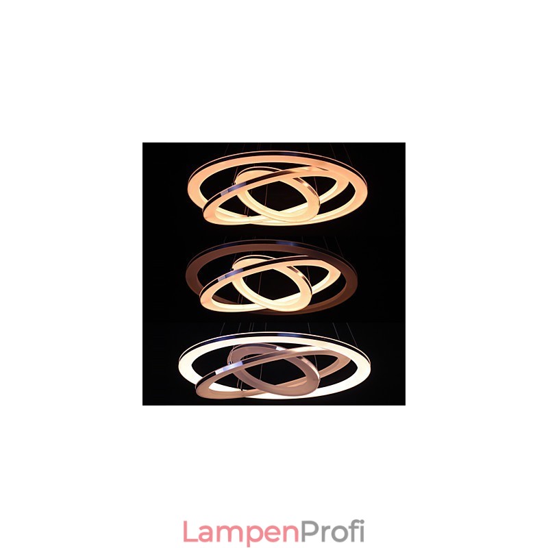 Moderne Pendelleuchte 3 Ringe Pendelleuchte Acryl