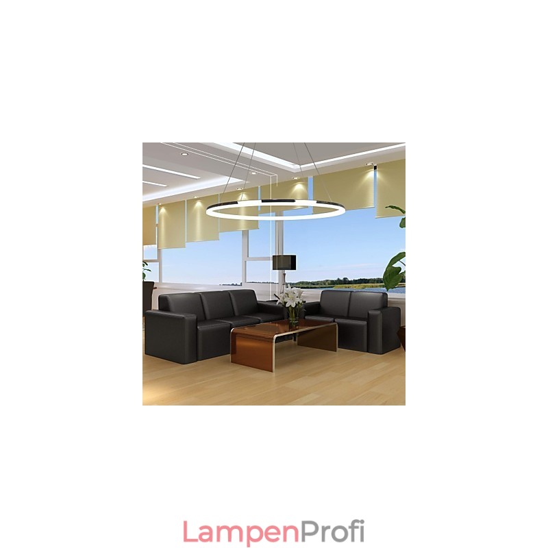 Moderne Pendelleuchte aus galvanisiertem Metall im Mini-Stil