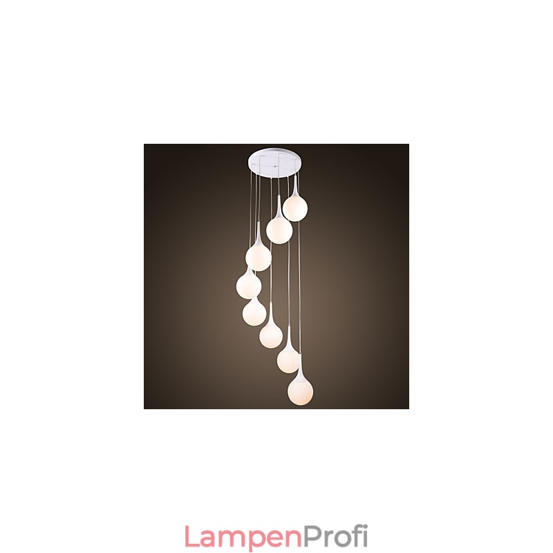 Moderne zeitgenössische galvanisierte Globus-Pendelleuchte