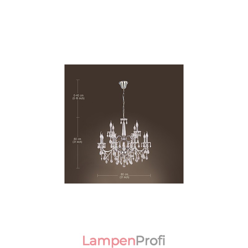 Kronleuchter Kristall Modern 2 Ebenen Wohnzimmer 12 Lichter