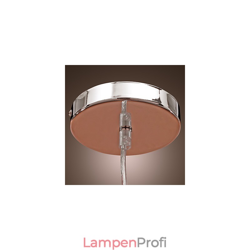 Kristalltropfen-Pendelleuchte im Zylinderstil