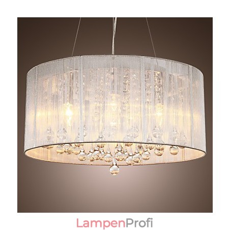 Trommel-Pendelleuchte, modern, 4 Lichter Trommel-Pendelleuchte, modern, 4 Lichter