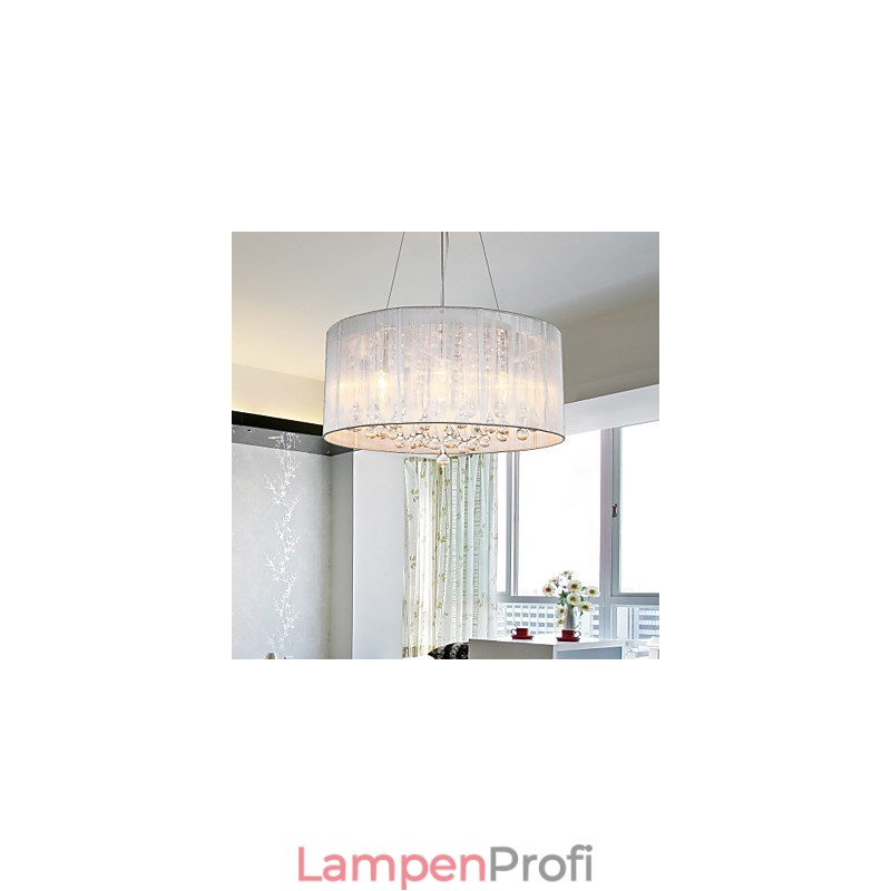 Trommel-Pendelleuchte, modern, 4 Lichter