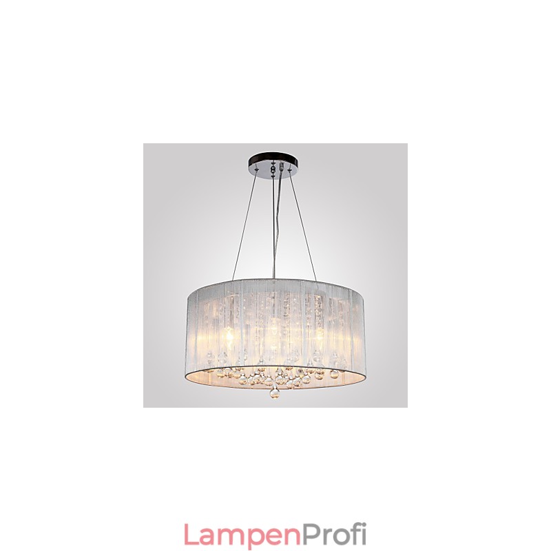 Trommel-Pendelleuchte, modern, 4 Lichter