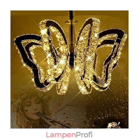 Schmetterlingslampe, moderne Luxus-Kristalllampe, 8 Schmetterlingslampe, moderne Luxus-Kristalllampe, 8