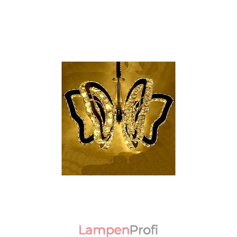 Schmetterlingslampe, moderne Luxus-Kristalllampe, 8