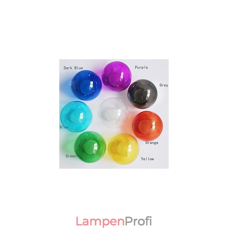 Moderne Bubble Globe Pendelleuchte aus farbigem Glas mit 19 Lichtern