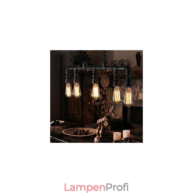 Traditionelle Klassische Vintage Laterne Land Retro Mini Stil Malerei Metall Anhänger Licht