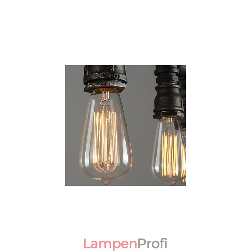 Traditionelle Klassische Vintage Laterne Land Retro Mini Stil Malerei Metall Anhänger Licht
