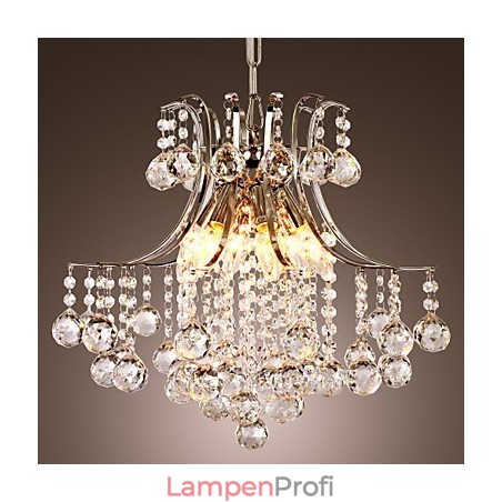 Pendelleuchte Luxus Modern Kristall Wohnzimmer 6 Lichter