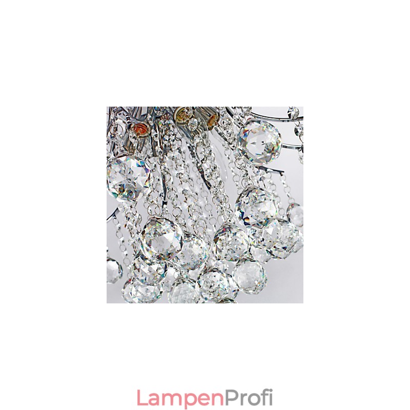 Pendelleuchte Luxus Modern Kristall Wohnzimmer 6 Lichter