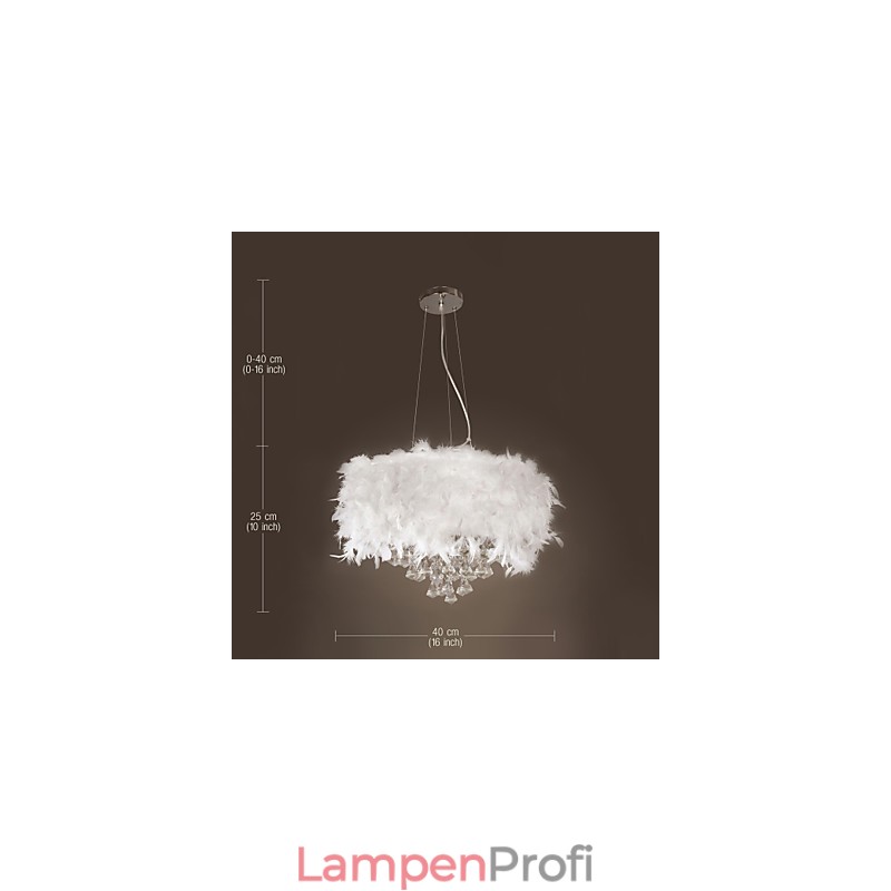 Moderne, zeitgenössische Pendelleuchte im Trommelkristall-Mini-Stil mit galvanisierter Beschichtung