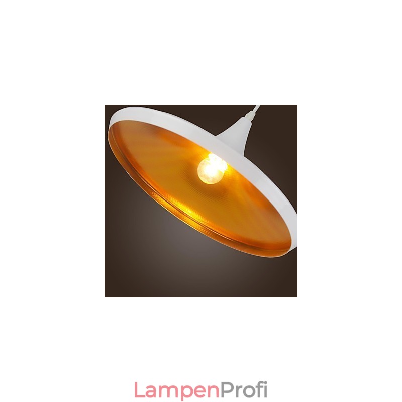 Moderne zeitgenössische Country Retro Malerei Metall Pendelleuchte