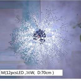 Globe Kristall Chrom Metall Kronleuchter Pendelleuchte