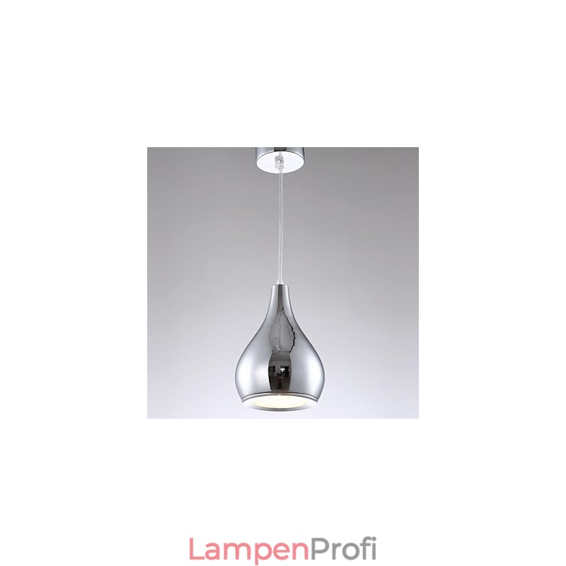 Moderne zeitgenössische Globus-Pendelleuchte aus galvanisiertem Metall