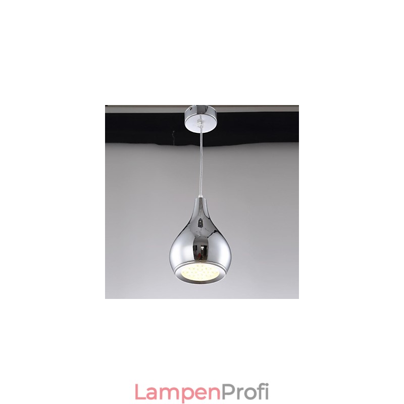 Moderne zeitgenössische Globus-Pendelleuchte aus galvanisiertem Metall