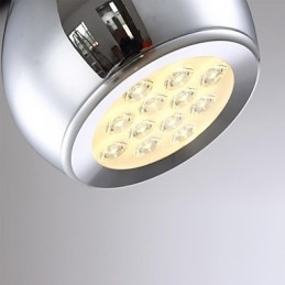 Moderne zeitgenössische Globus-Pendelleuchte aus galvanisiertem Metall