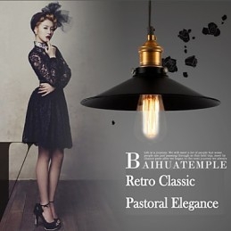 Europäischen Stil Retro Klassische Pendelleuchte Kunst Droplight Geben Birne Durchmesser 22CM
