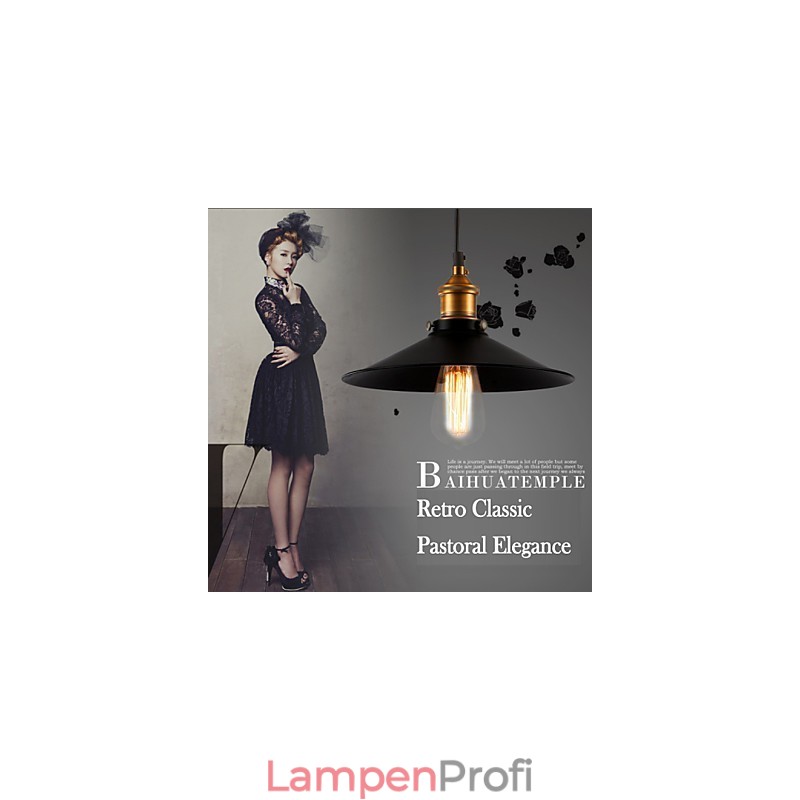 Europäischen Stil Retro Klassische Pendelleuchte Kunst Droplight Geben Birne Durchmesser 22CM