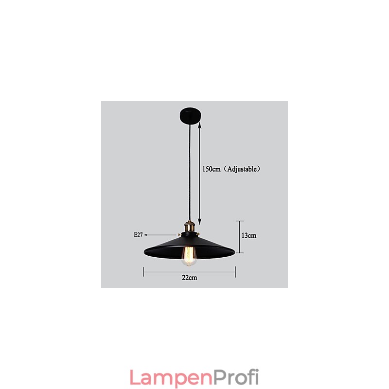 Europäischen Stil Retro Klassische Pendelleuchte Kunst Droplight Geben Birne Durchmesser 22CM
