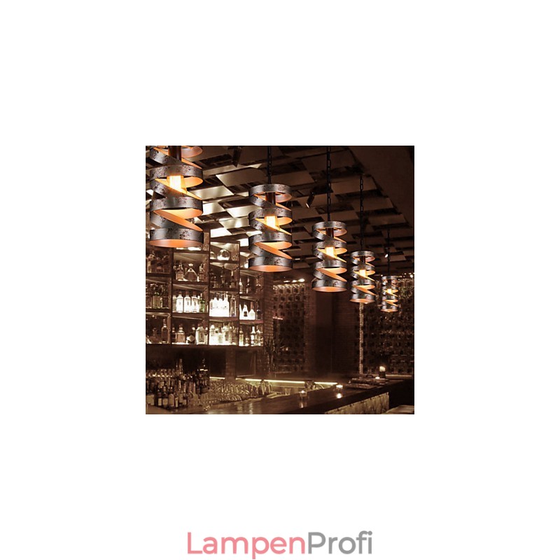 Pendelleuchte 1 Licht Vintage Minimalistisch Eisen Malerei