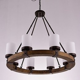 Vintage Altholz Holz Kronleuchter Do