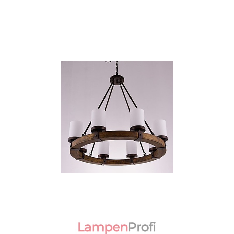 Vintage Altholz Holz Kronleuchter Do