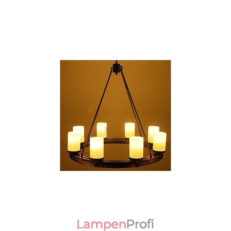 Vintage Altholz Holz Kronleuchter Do