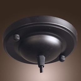 Traditionelle, klassische, galvanisierte Pendelleuchte im Vintage-Schalen-Mini-Stil
