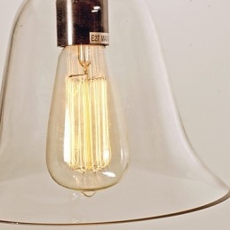 Traditionelle, klassische, galvanisierte Pendelleuchte im Vintage-Schalen-Mini-Stil