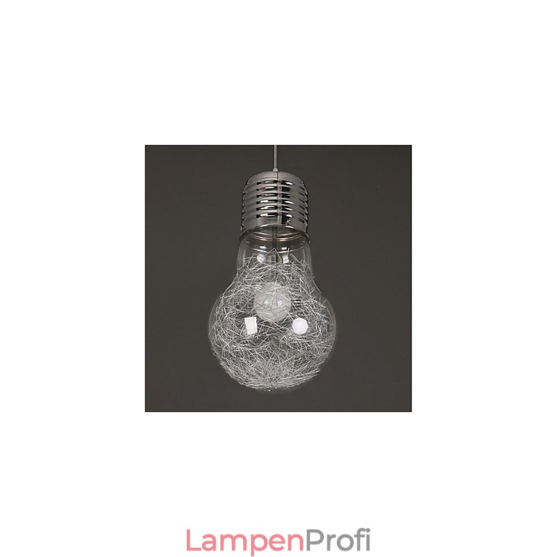 Einfache Ideen mit einer großen Glühbirne aus Glas Kronleuchter Droplight Lampe