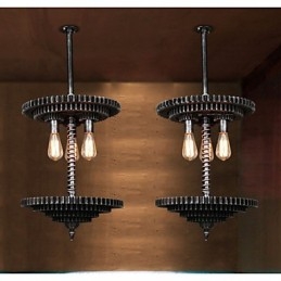 Vintage Eisen Kronleuchter Kronleuchter Kreative Mechanische