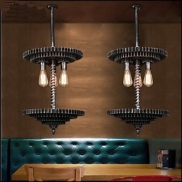 Vintage Eisen Kronleuchter Kronleuchter Kreative Mechanische