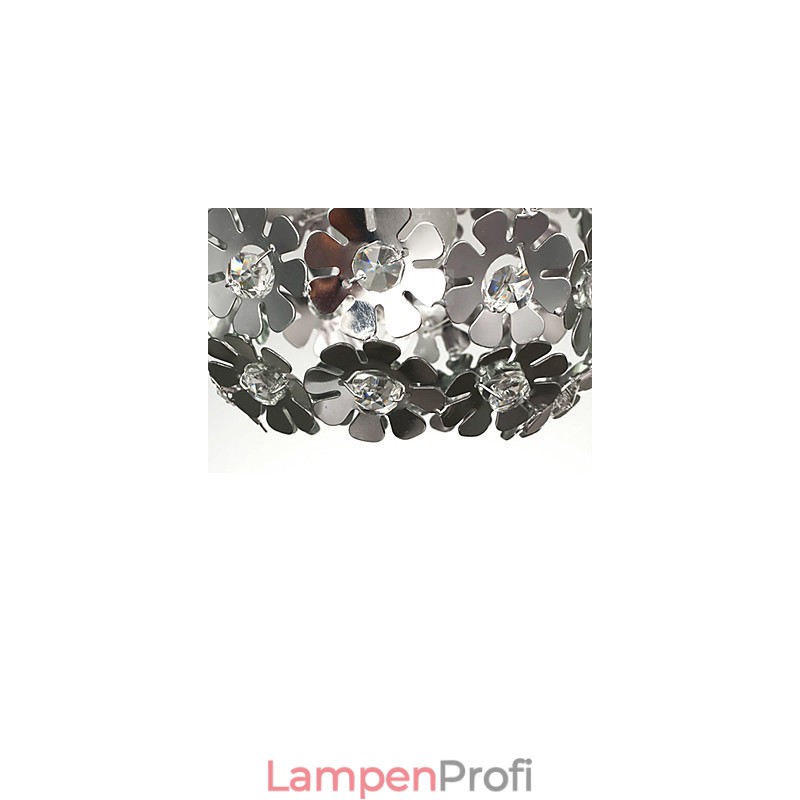 Moderne zeitgenössische Kugel Kristall Mini Stil Galvanisierte Pendelleuchte